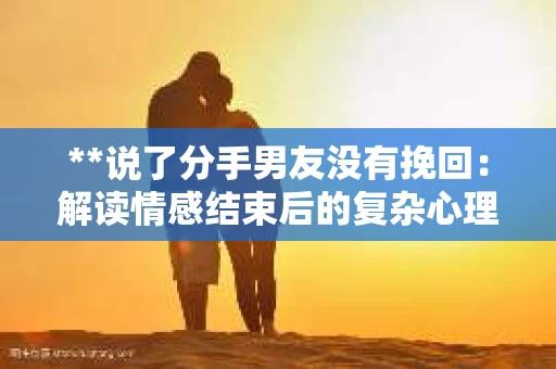 **说了分手男友没有挽回：解读情感结束后的复杂心理与现实**