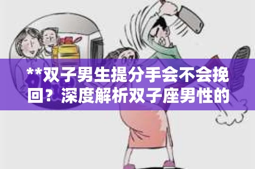 **双子男生提分手会不会挽回？深度解析双子座男性的情感决策**