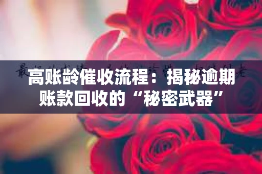 高账龄催收流程：揭秘逾期账款回收的“秘密武器”