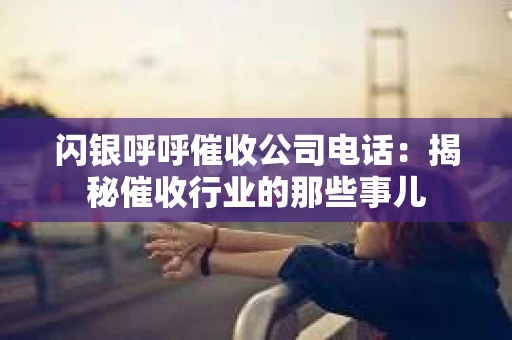 闪银呼呼催收公司电话：揭秘催收行业的那些事儿