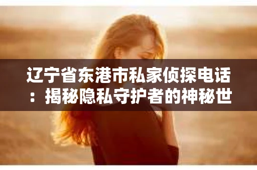 辽宁省东港市私家侦探电话：揭秘隐私守护者的神秘世界