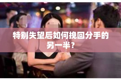 特别失望后如何挽回分手的另一半？