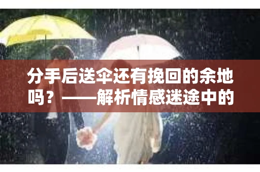 分手后送伞还有挽回的余地吗?——解析情感迷途中的决策 分手后送伞还有挽回的余地吗?——解析情感迷途中的决策