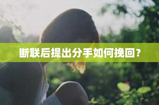 断联后提出分手如何挽回? 断联后提出分手如何挽回?