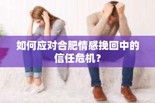 如何应对合肥情感挽回中的信任危机？