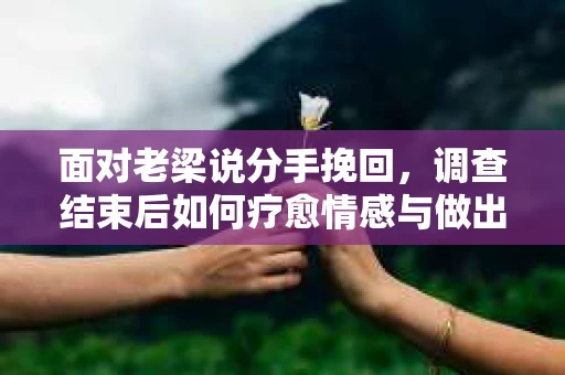 面对老梁说分手挽回，调查结束后如何疗愈情感与做出人生决策？