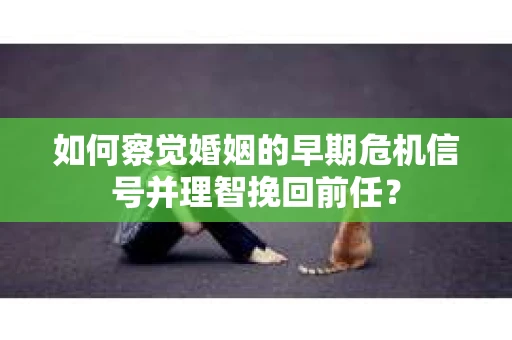 如何察觉婚姻的早期危机信号并理智挽回前任？
